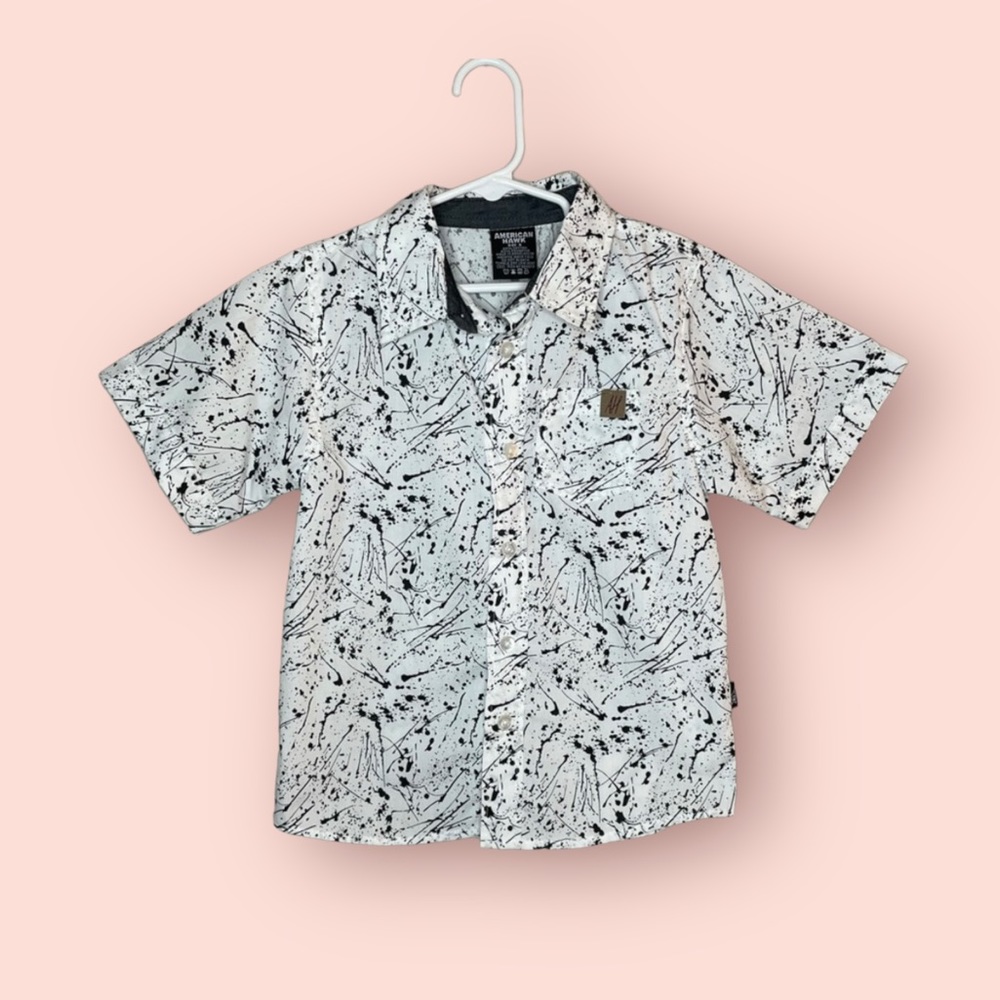 American Hawk Boys Dressy Short Sleeve Top